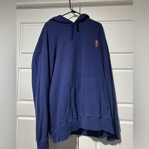 Polo Ralph Lauren Embroidered Preppy Bear, Blue Hoodie Sweatshirt 2XLT